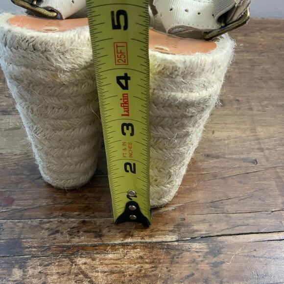 Anthropologie x Soludos Womens Seville Platform‎ Espadrille Sandals Gray 6.5 - Picture 6 of 10